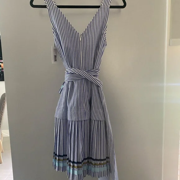 Tanya Taylor Pleated Arabella Dress - Picture 2 of 2